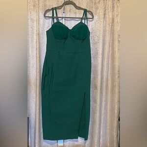 Elegant Green Women's Dress